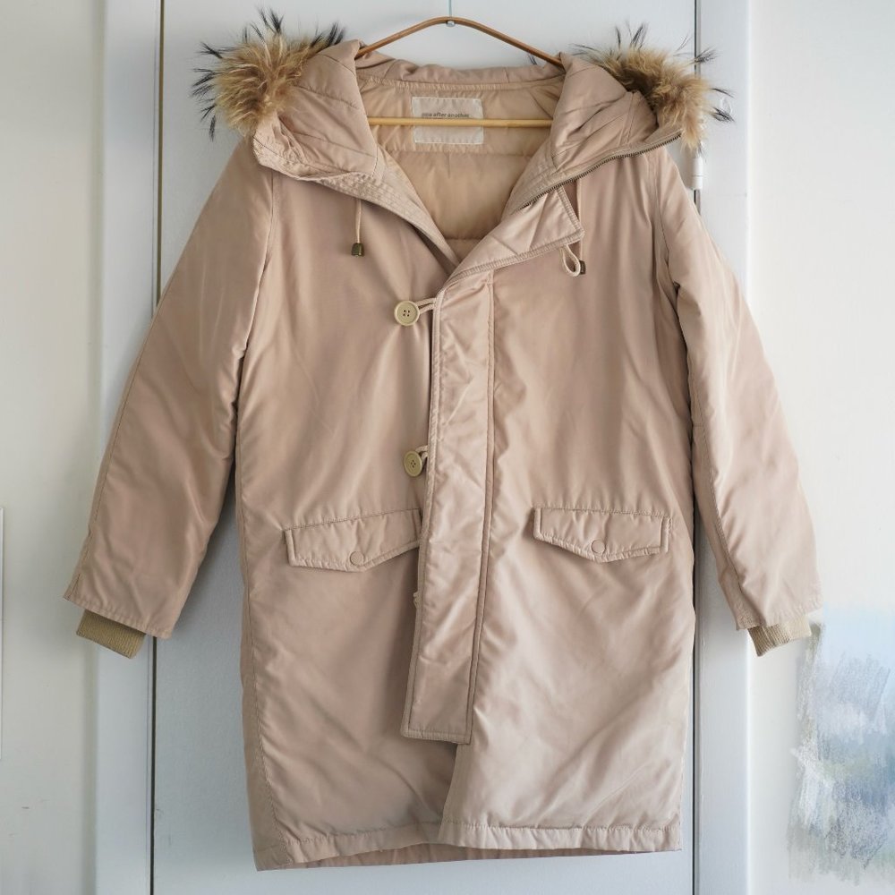 Duck down puffer jacket
